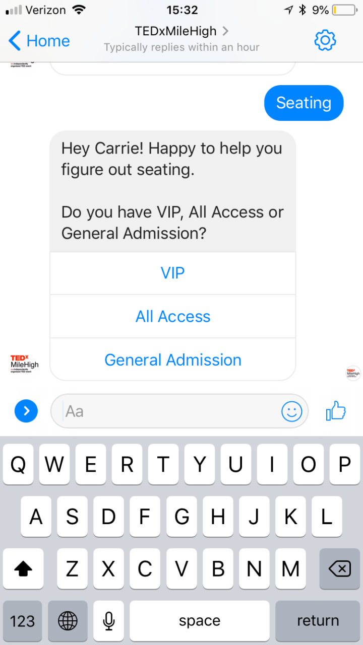 Interact with A.I. at TEDxMileHigh