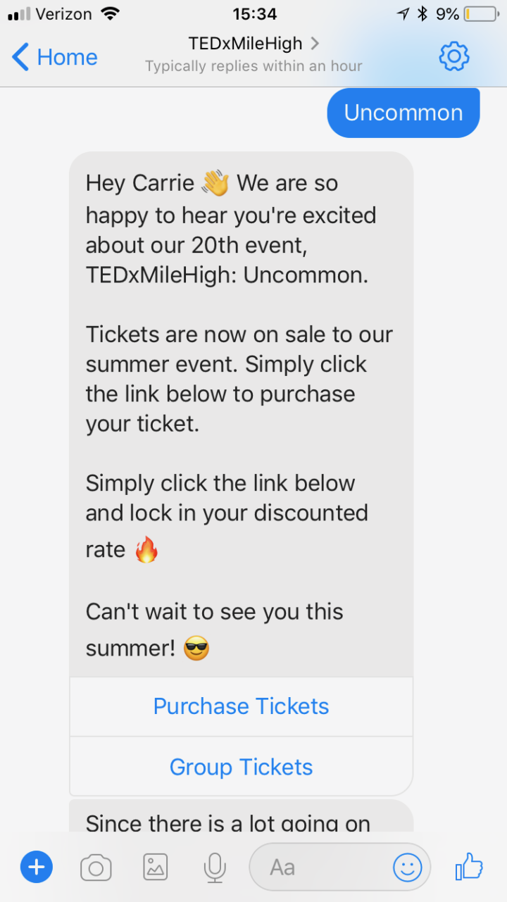 Interact with A.I. at TEDxMileHigh