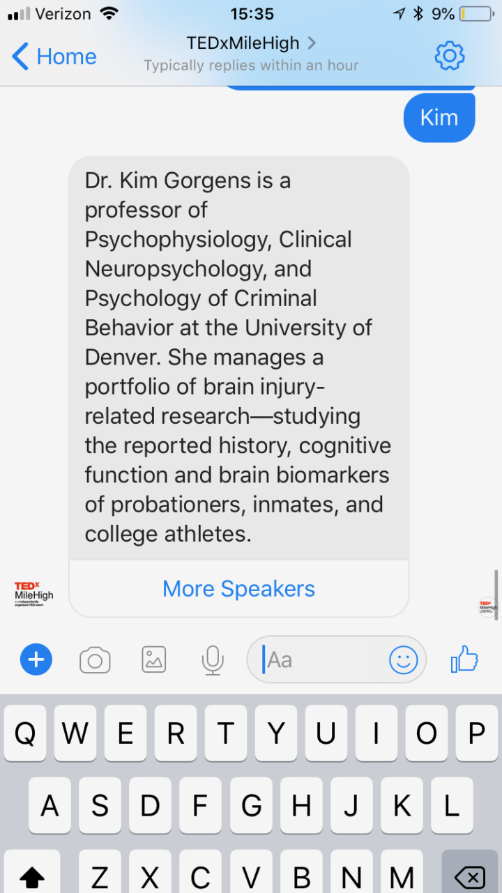 Interact with A.I. at TEDxMileHigh