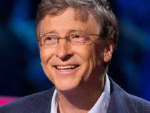 Bill Gates (with Melinda) - desaturate